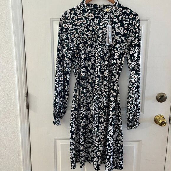 Boden Woman's Easy Yoke Mini Jersey In Heart Bloom Floral Summer Dress Sz 10L - Picture 4 of 13